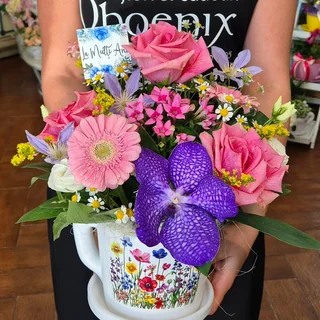 Aranjament floral pentru aniversare